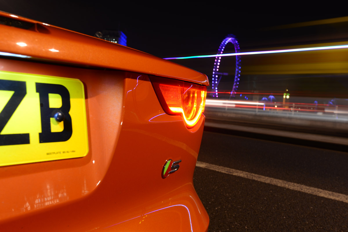 Jaguar F-Type long termer badge