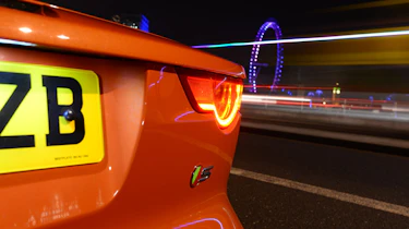 Jaguar F-Type long termer badge