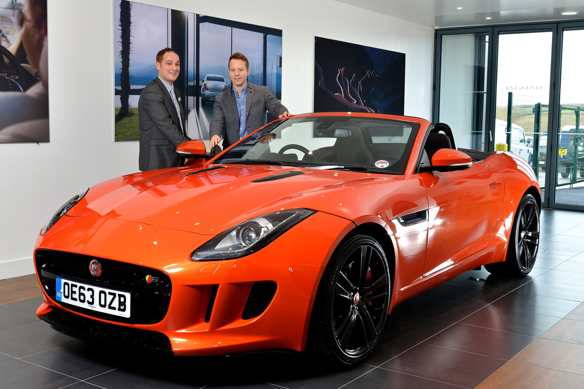 Jaguar F-Type long termer delivery