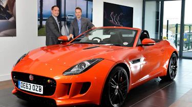 Jaguar F-Type long termer delivery