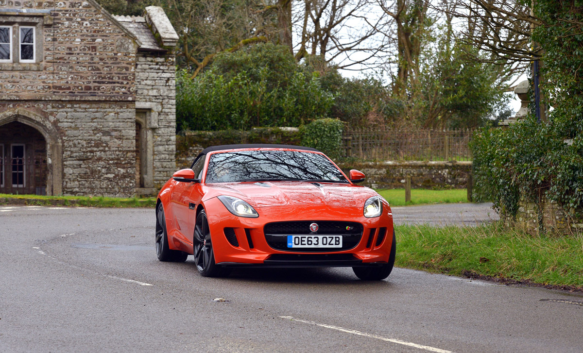Jaguar F-Type long termer action