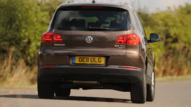 Volkswagen Tiguan rear cornering