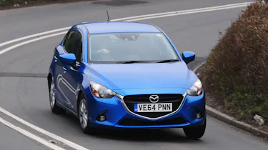 Mazda 2 - front cornering