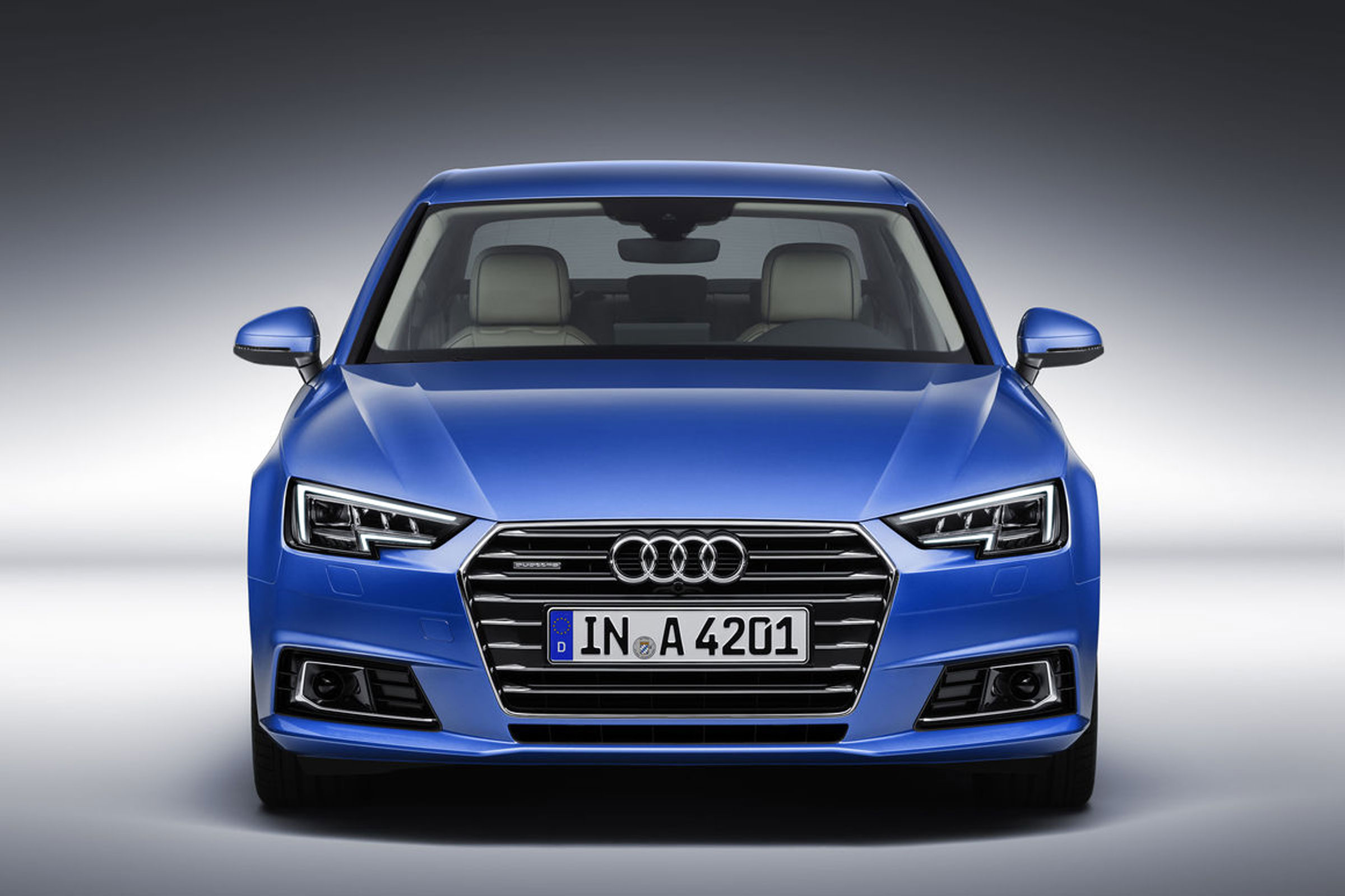 Audi A4 - head on