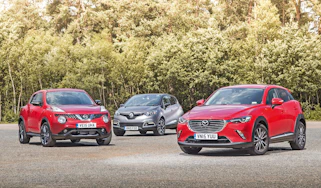 Mazda CX-3 vs Nissan Juke & Renault Captur