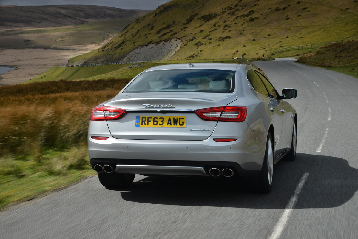 Maserati Quattroporte 2014 rear action
