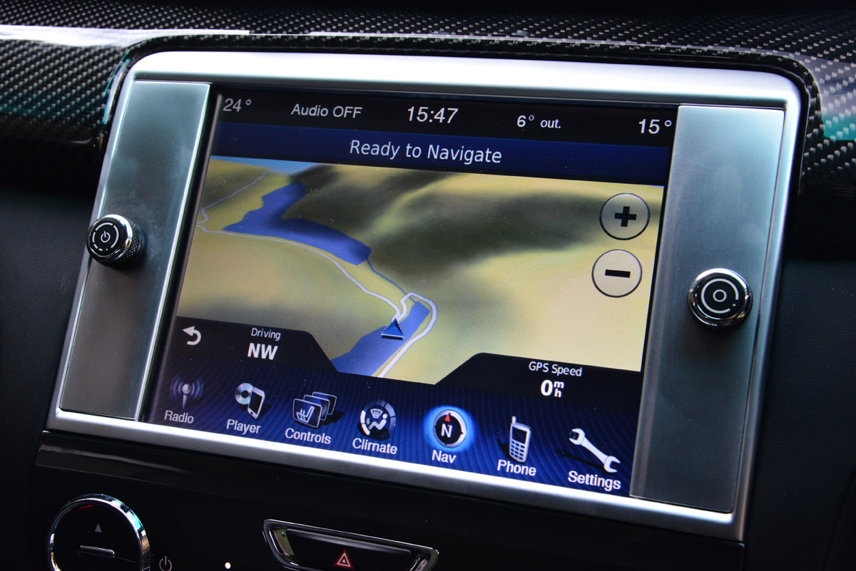 Maserati Quattroporte 2014 screen