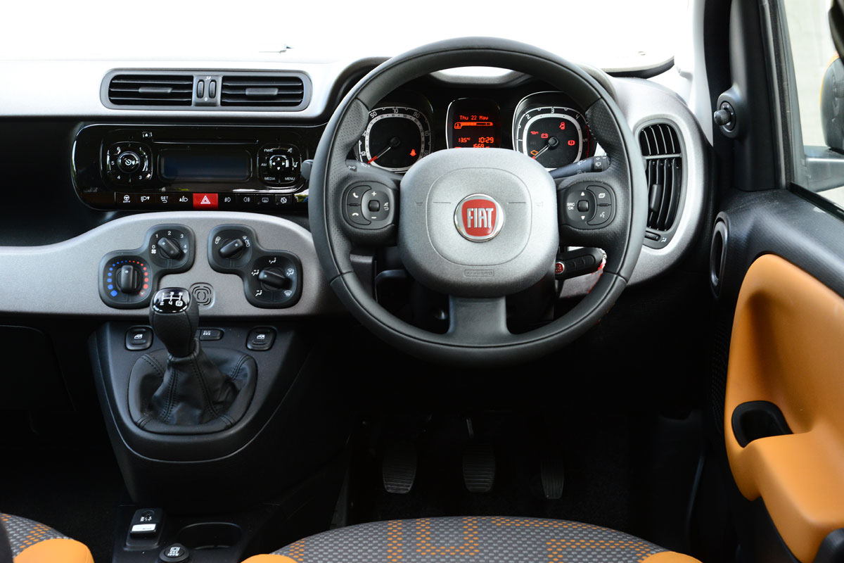 Fiat Panda 4x4 Antarctica dash