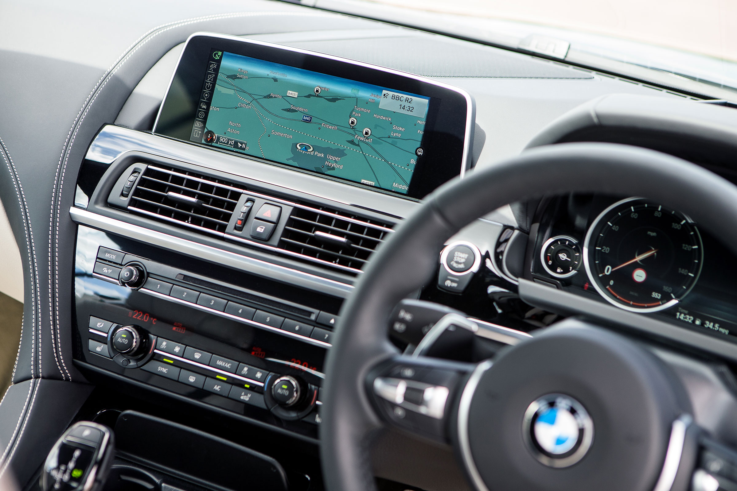 BMW 640d Coupe - screen