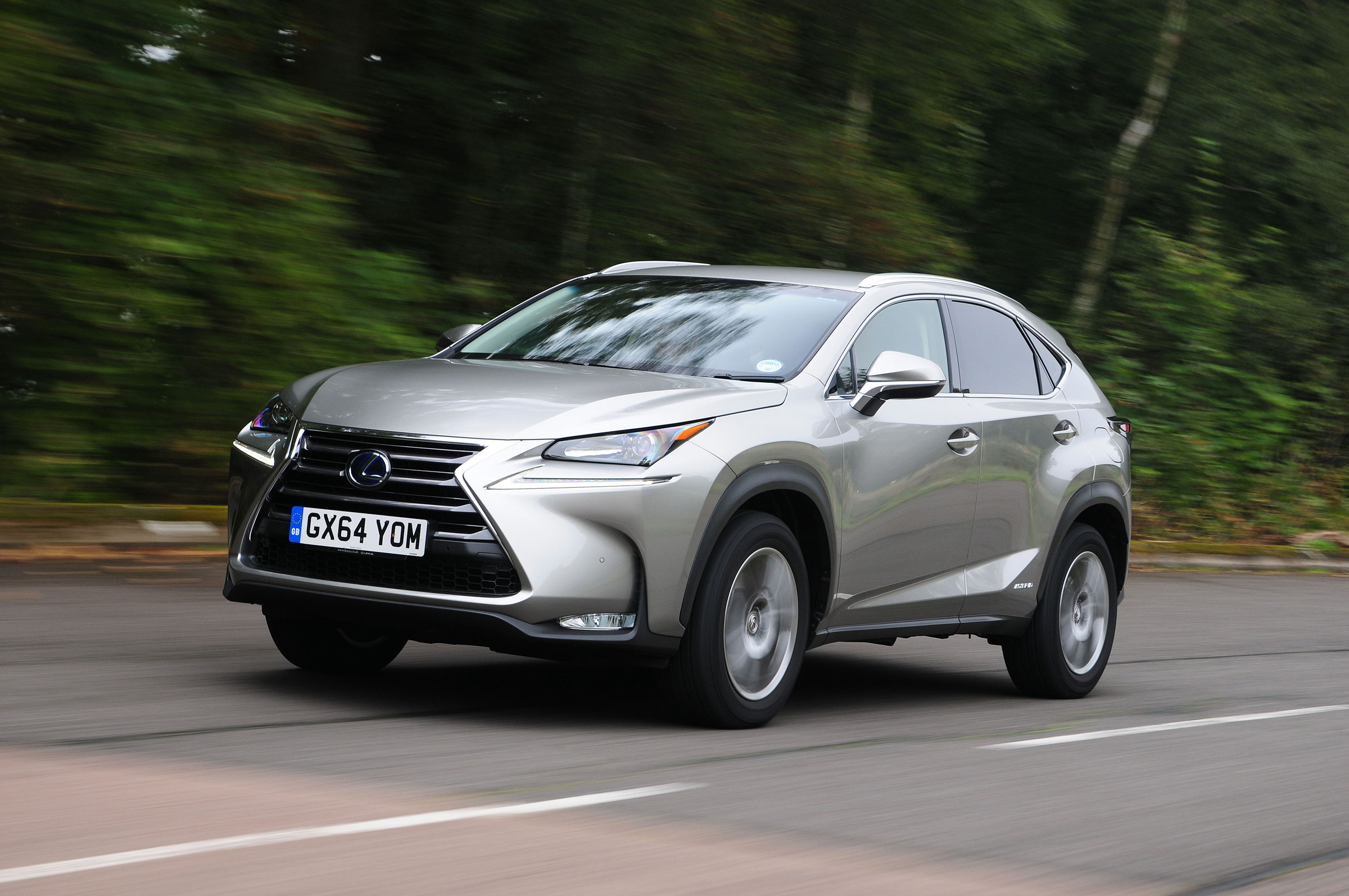 Lexus NX front driving