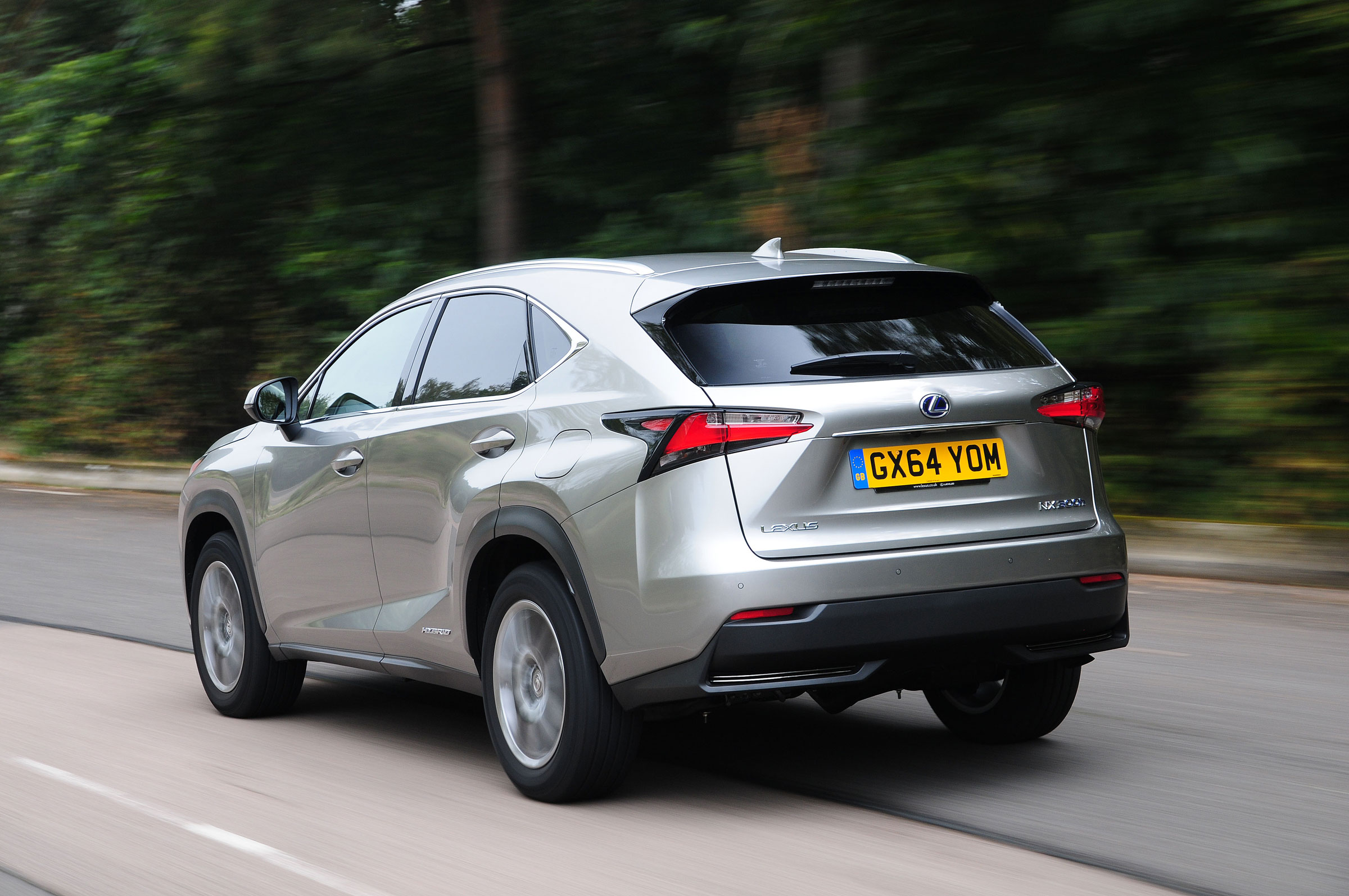Lexus NX rear driving