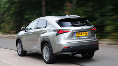 Lexus NX rear driving