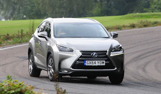Lexus NX front cornering