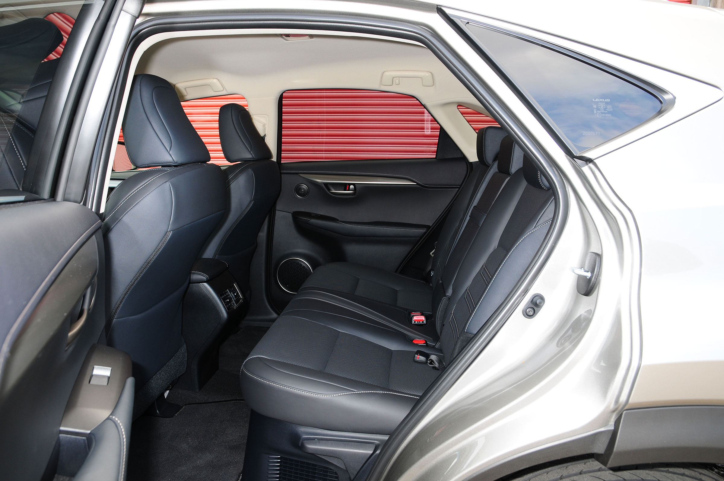 Lexus NX rear seats