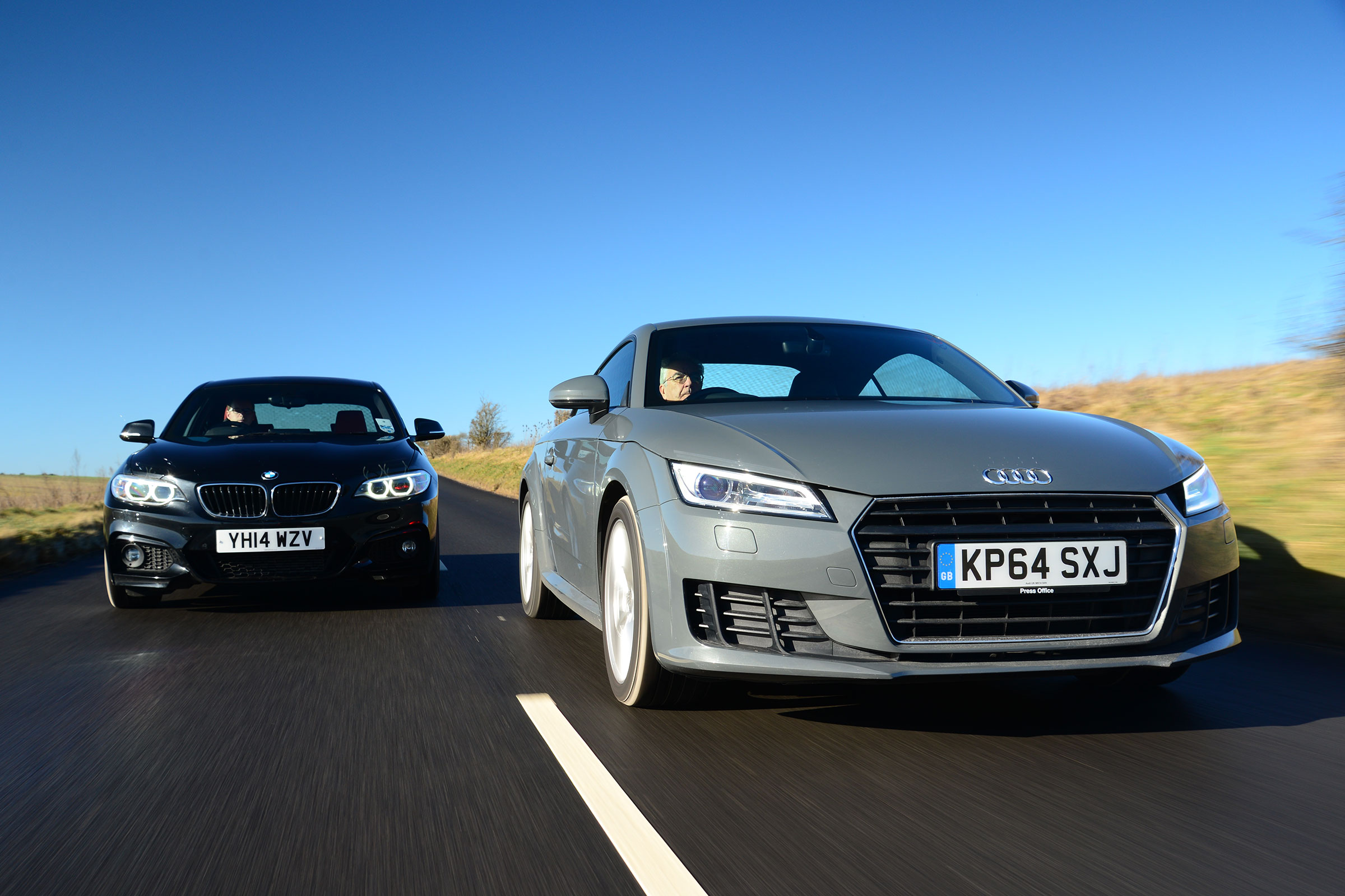 Audi TT Ultra vs BMW 220d M Sport - header