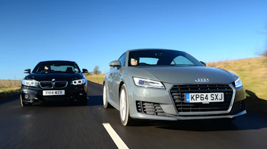 Audi TT Ultra vs BMW 220d M Sport - header