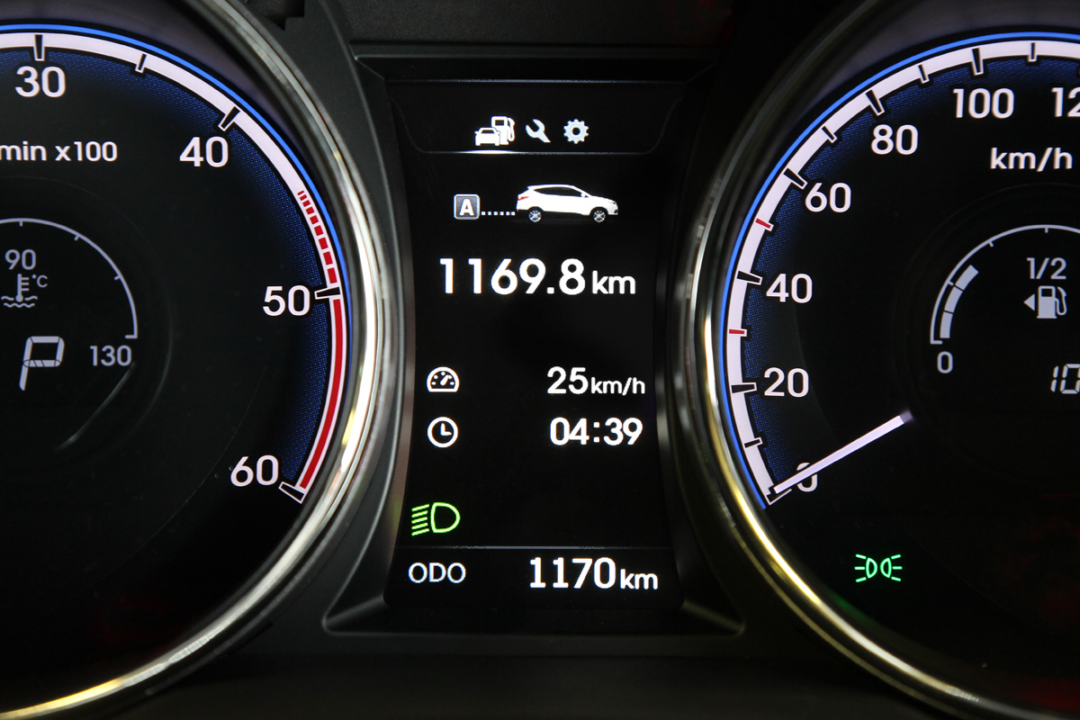 Hyundai ix35 dials