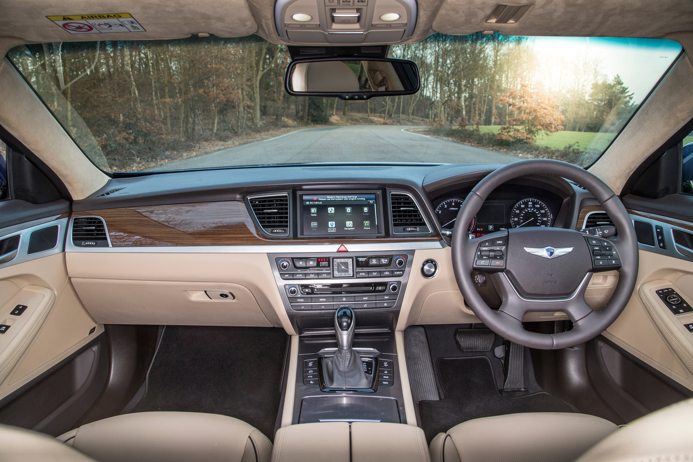 Hyundai Genesis UK 2015 interior