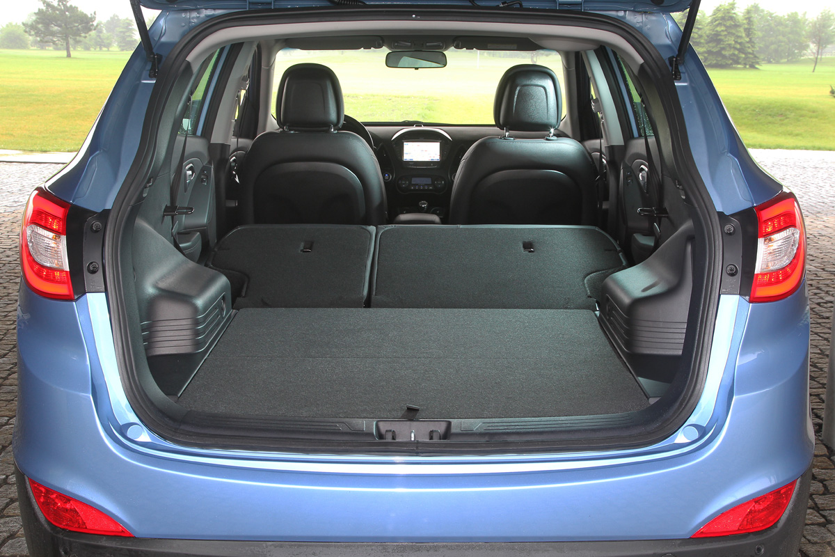 Hyundai ix35 boot seats folded