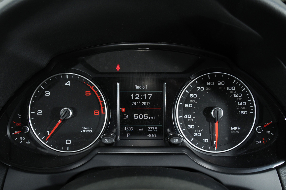 Audi Q5 dials