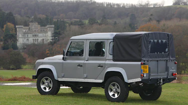 Land Rover Defender double cab left side