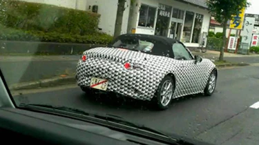 Mazda MX-5 spy shot - rear three-quarter