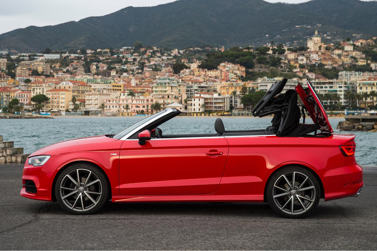Audi A3 Cabriolet roof