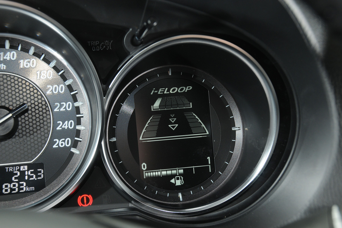 Mazda 6 automatic dial detail