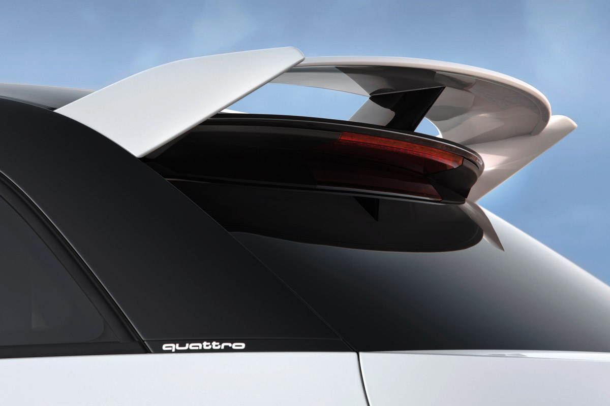 Audi A1 quattro rear spoiler