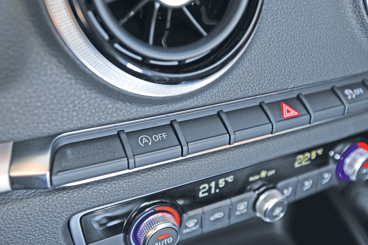 Audi A3 interior detail