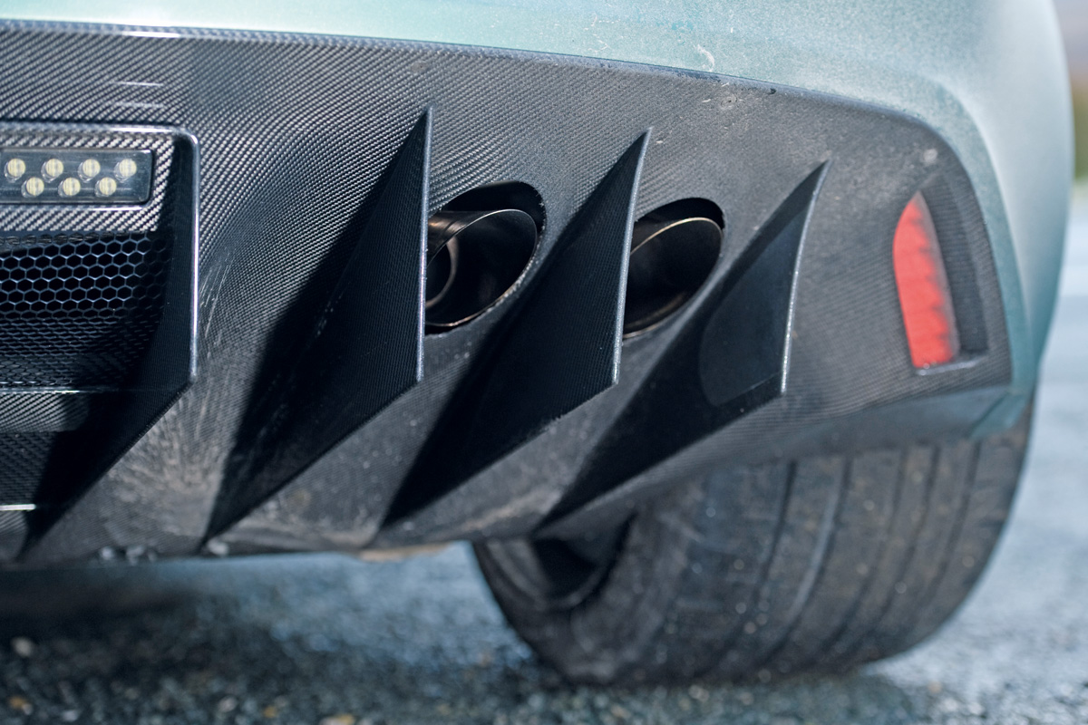 Aston Martin One-77 exhaust detail