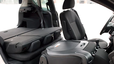 Ford B-MAX seats folded
