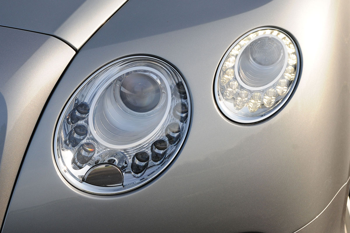 Bentley Continental GT Speed headlight detail