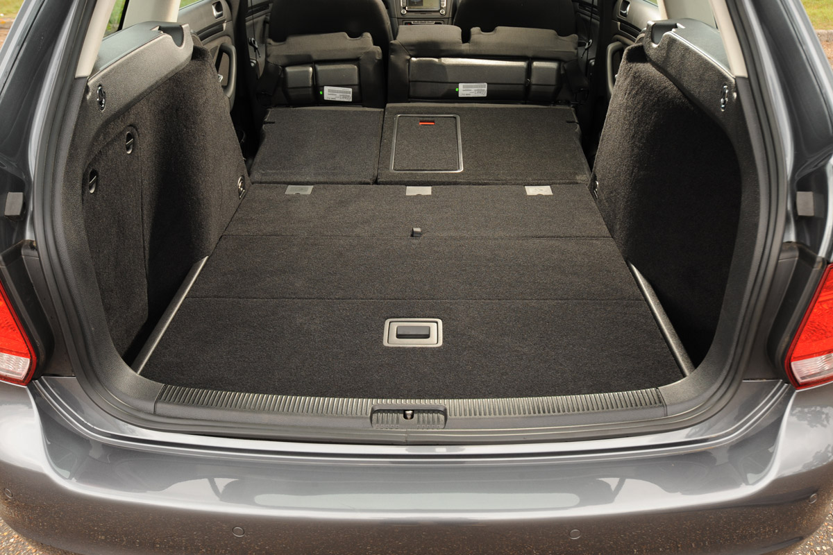 Volkswagen Golf Estate rear seats folded