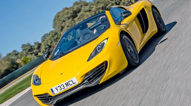 McLaren 12C Spider front tracking