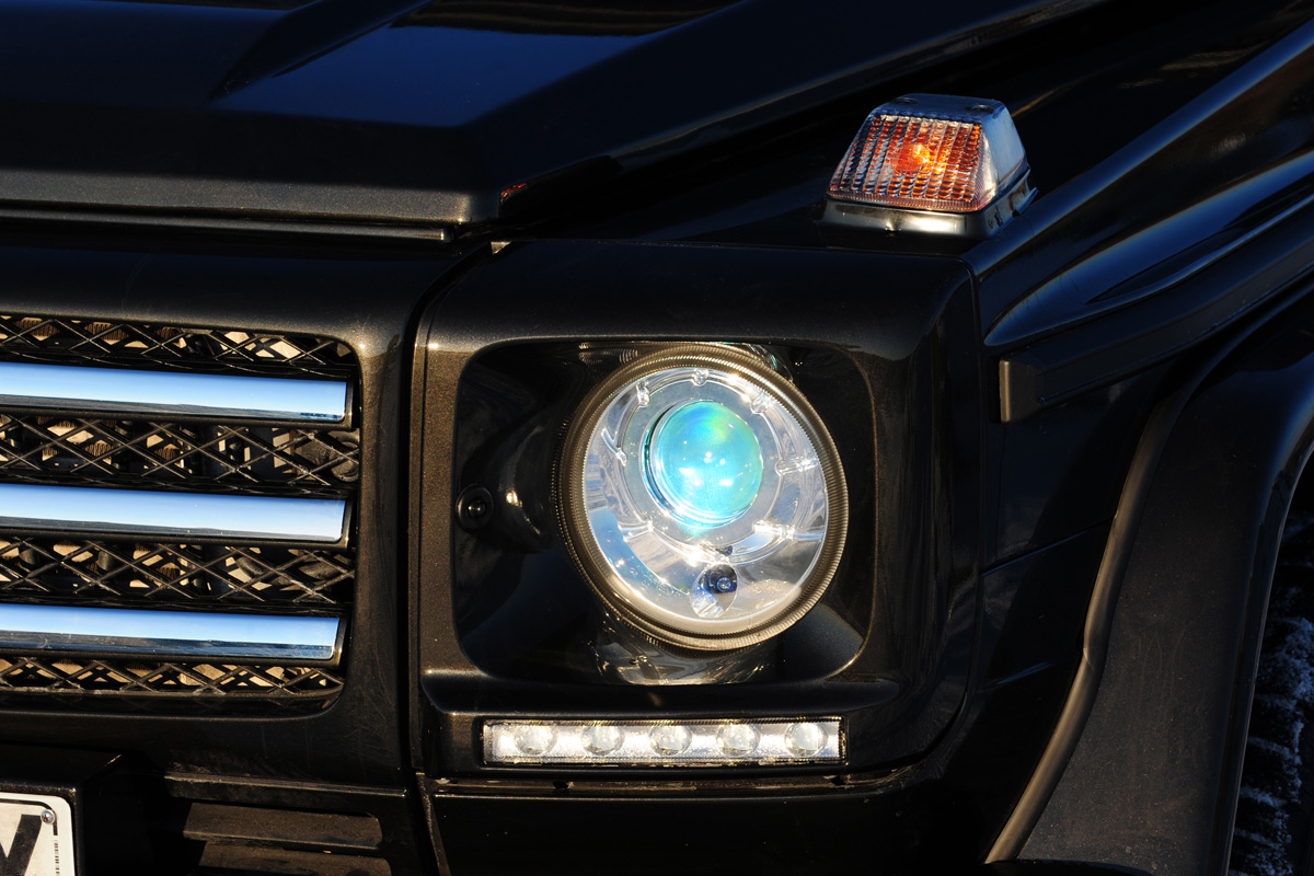 Mercedes G-Class headlight detail