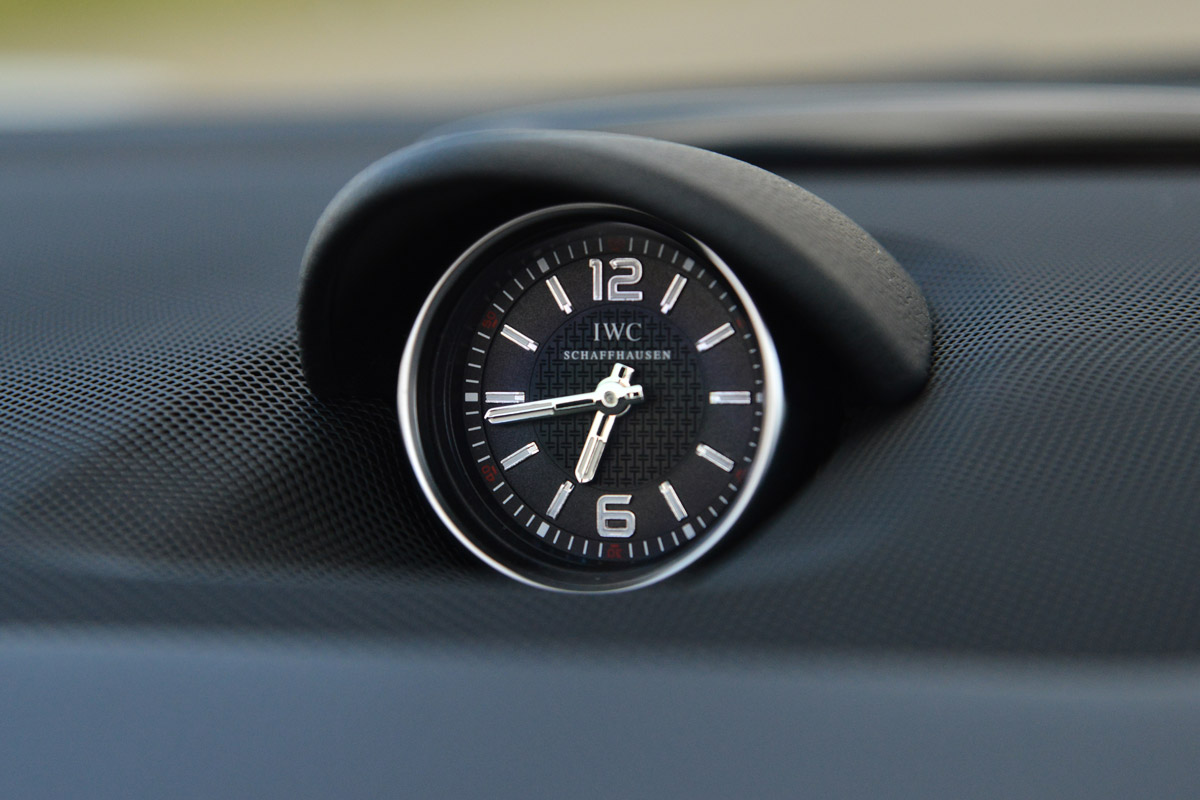 Mercedes SL63 AMG clock detail