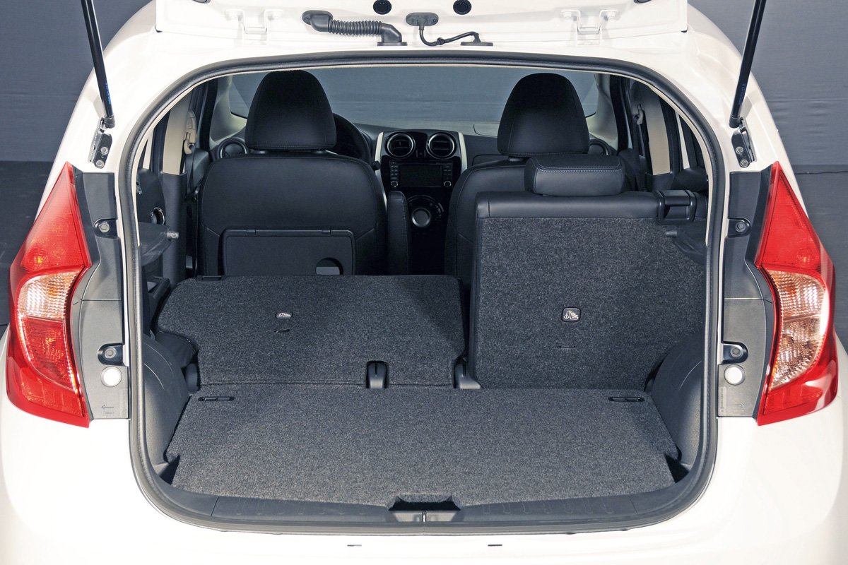 New Nissan Note boot