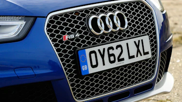 Audi RS4 grille detail