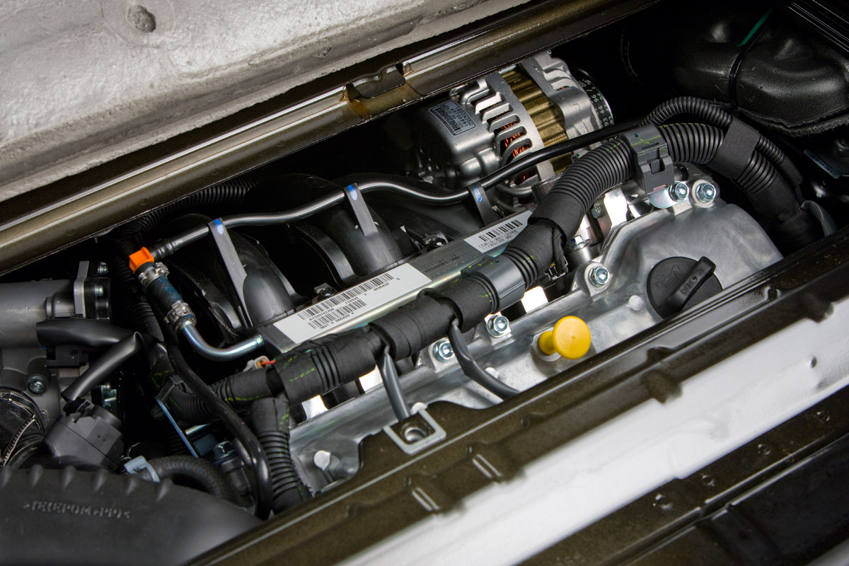Smart ForTwo engine detail