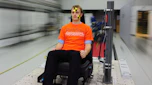 Joe Finnerty in Hyper G sled