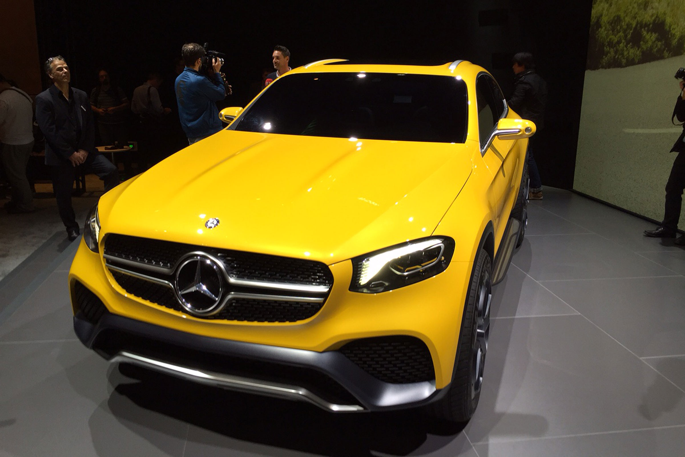 Mercedes GLC Coupe concept - front show pic