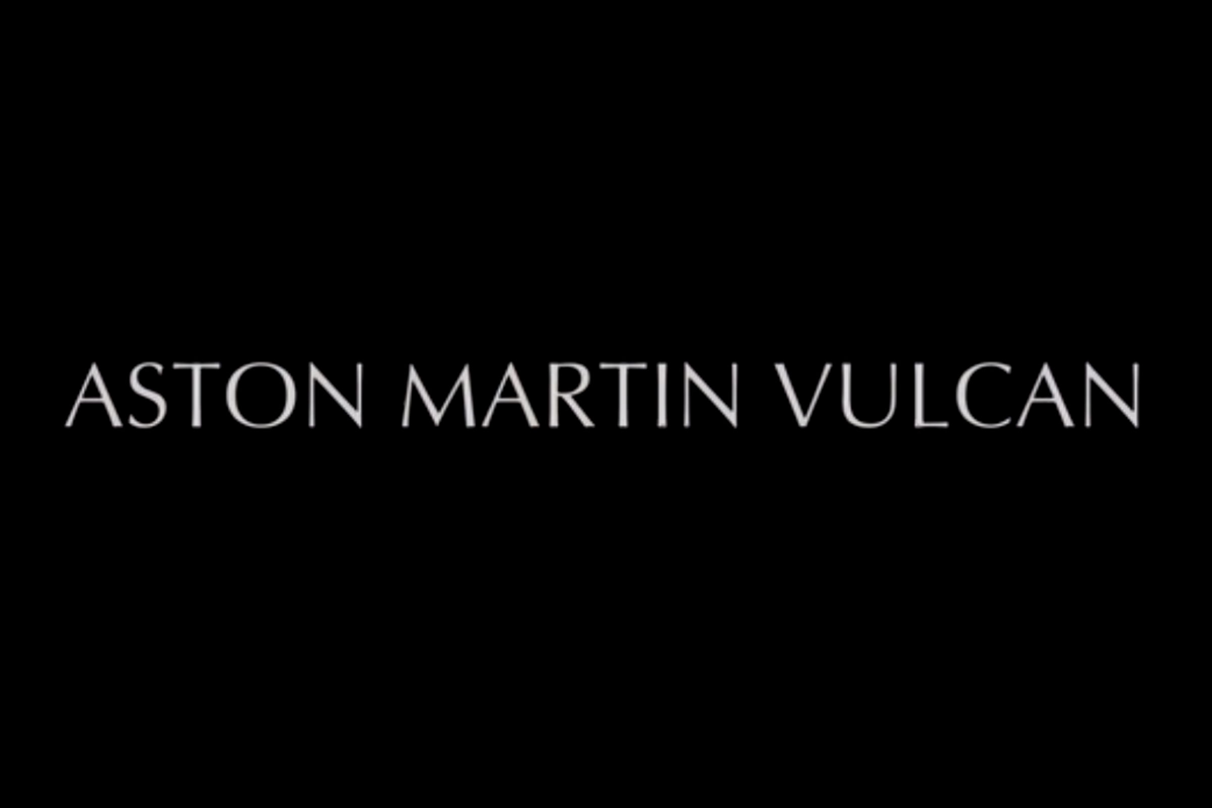 Aston Martin Vulcan teaser