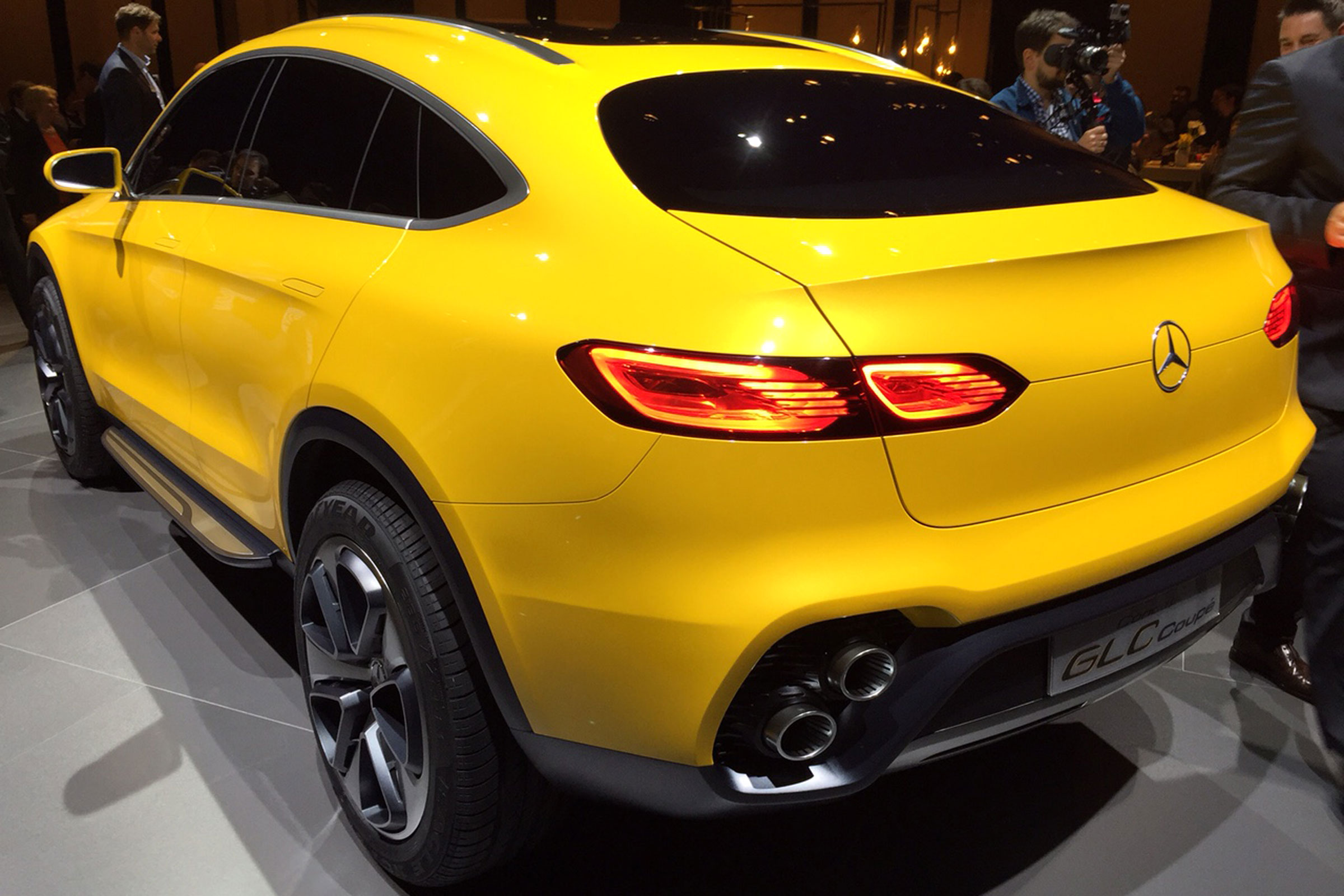 Mercedes GLC Coupe concept - rear show pic