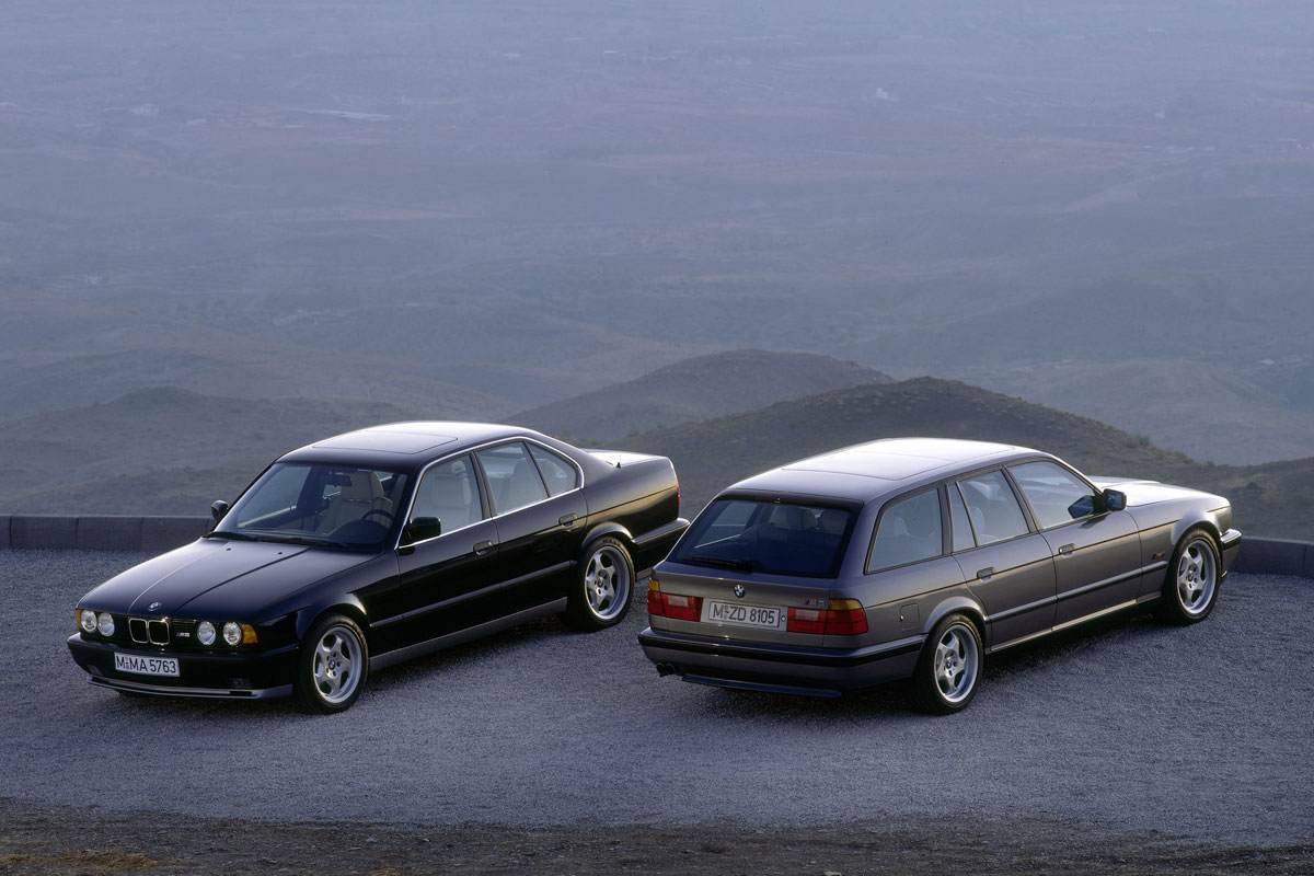 BMW M5: E34 front and Touring