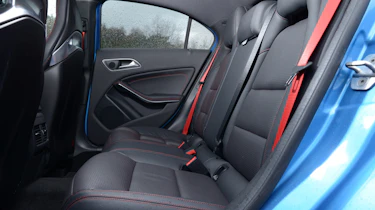 Mercedes A45 AMG 2014 rear seats