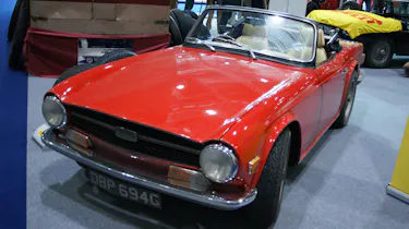 Triumph TR6 at the London Classic Car Show