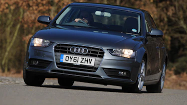 Audi A4 front cornering