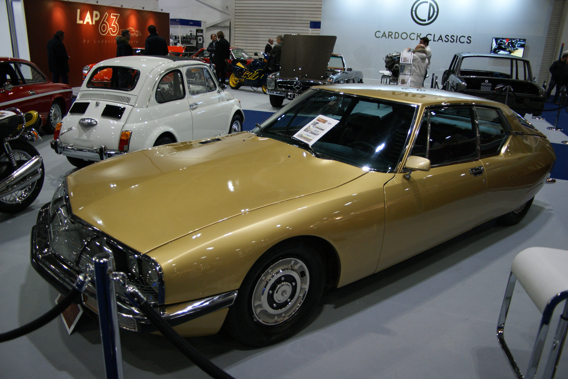 Citroen SM at the London Classic Car Show