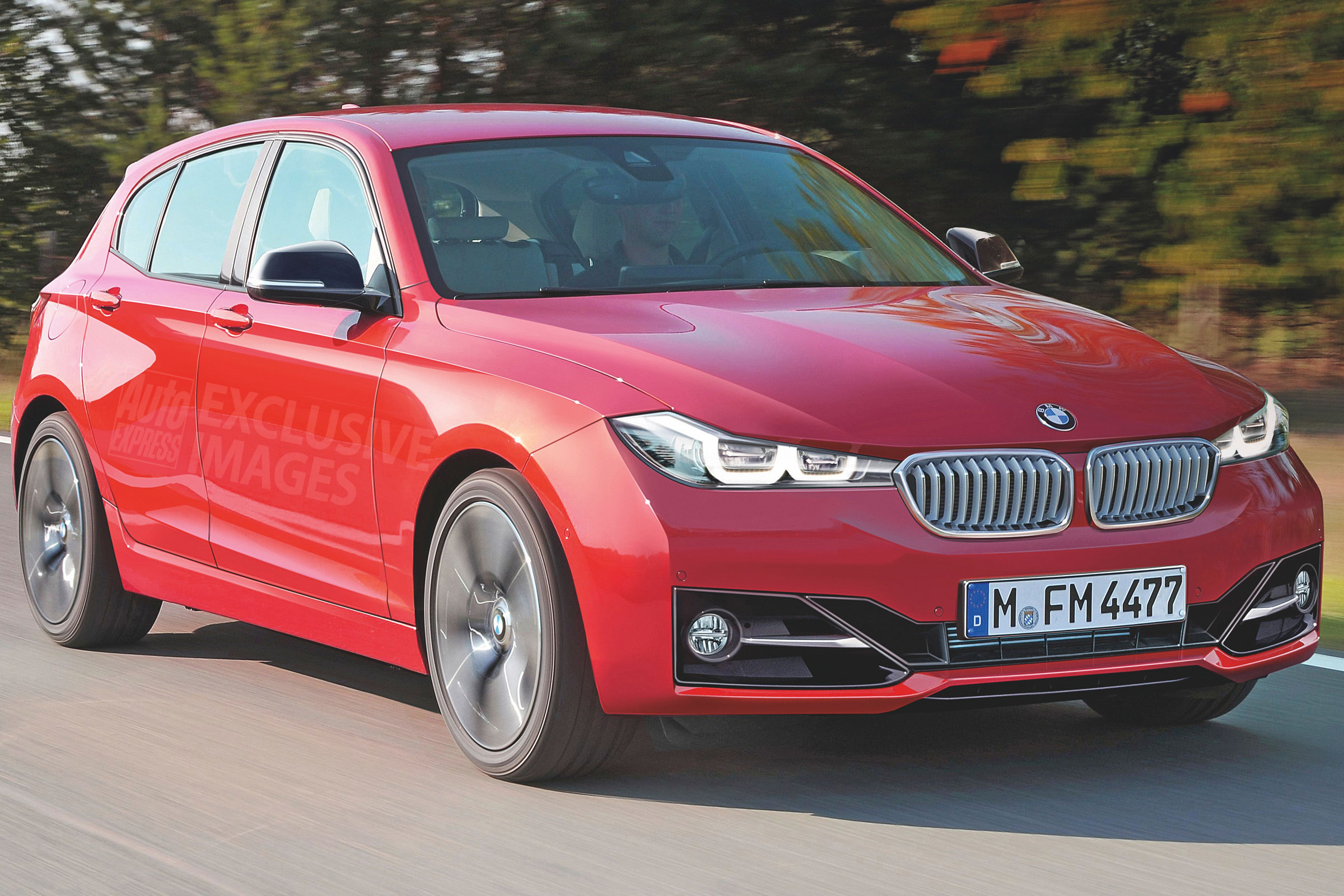 BMW 1 Series rendering
